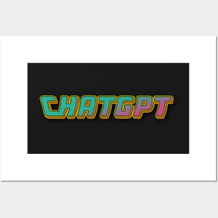 Colorful ChatGPT Posters and Art